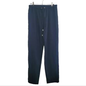 Michael Kors navy track pants, size medium, pull on drawstring waist